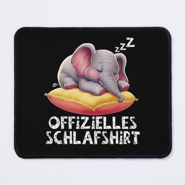 Item preview, Offizielles Schlafshirt - Niedlicher Elefant schläft designed and sold by Smix Pixels.