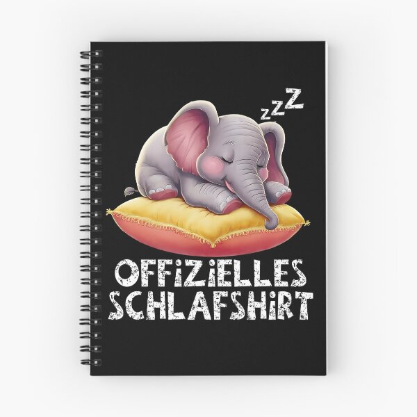 Item preview, Offizielles Schlafshirt - Niedlicher Elefant schläft designed and sold by Smix Pixels.