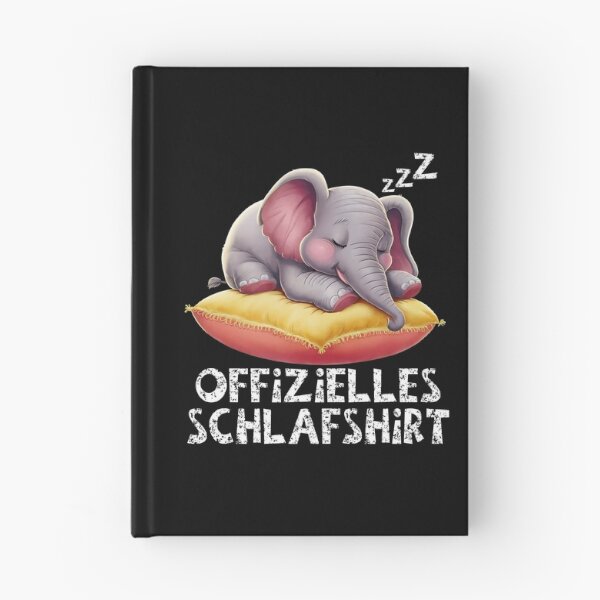 Item preview, Offizielles Schlafshirt - Niedlicher Elefant schläft designed and sold by Smix Pixels.