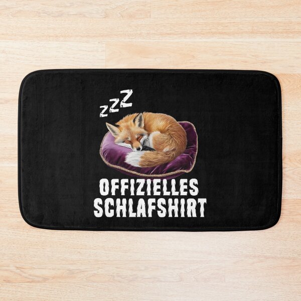 Artikelvorschau, Offizielles Schlafshirt - Niedlicher Fuchs schläft entworfen und verkauft von Smix Pixels.