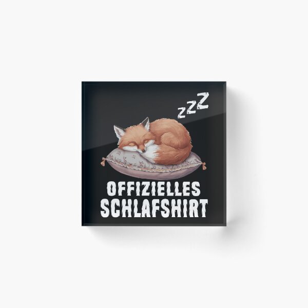 Item preview, Offizielles Schlafshirt - Niedlicher Fuchs schläft designed and sold by Smix Pixels.