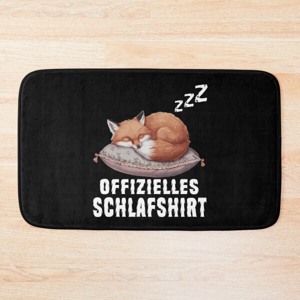 Artikelvorschau, Offizielles Schlafshirt - Niedlicher Fuchs schläft entworfen und verkauft von Smix Pixels.