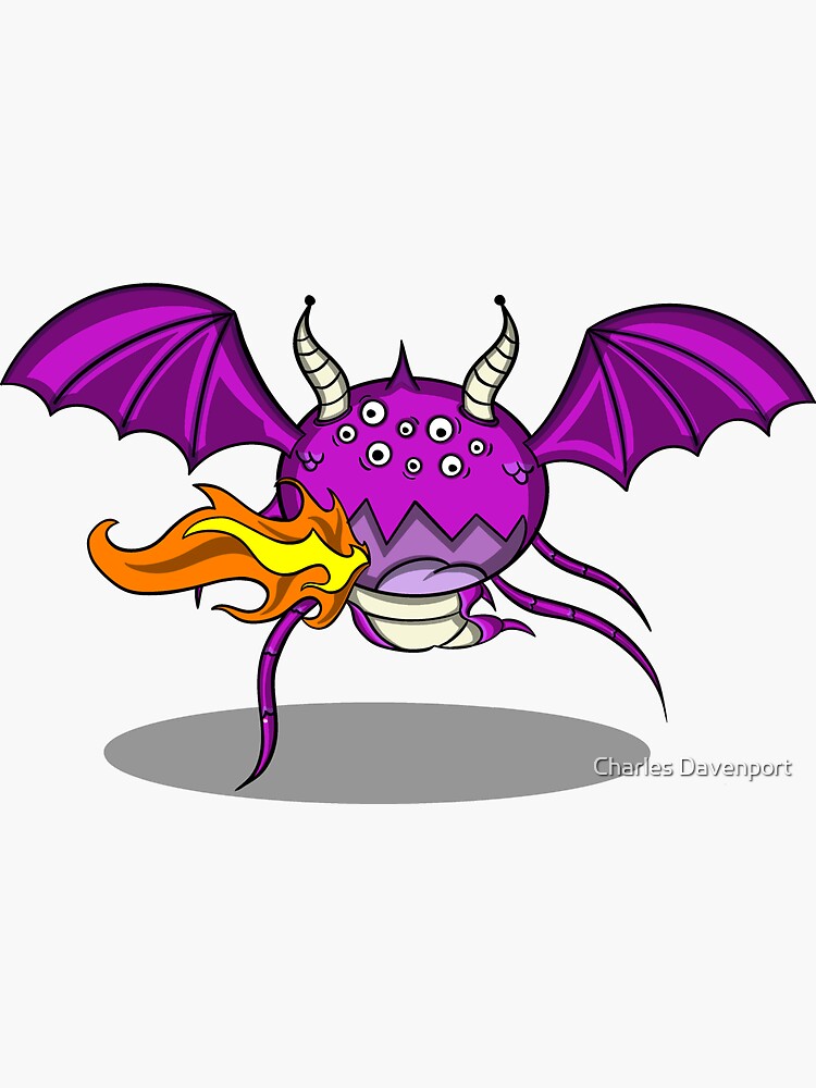 Thumbnail 3 of 3, Sticker, Dragon designed and sold by cdavenport4.