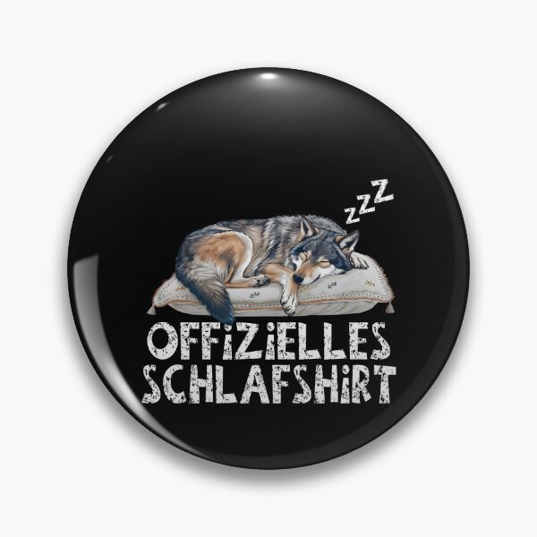 Item preview, Offizielles Schlafshirt - Niedlicher Wolf schläft designed and sold by Smix Pixels.