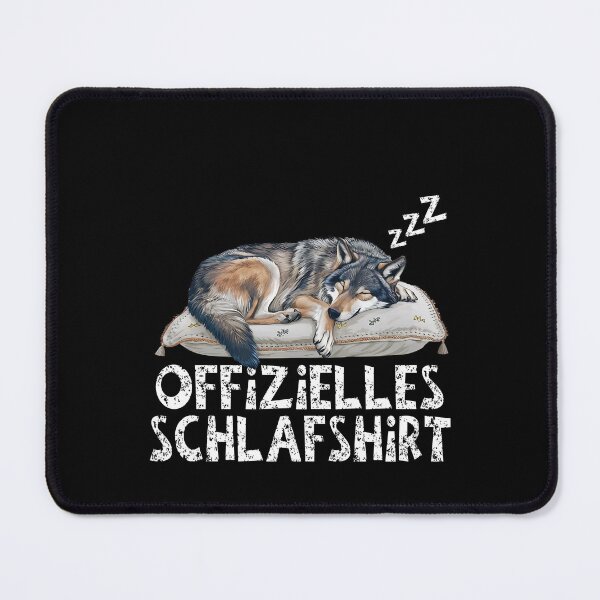 Item preview, Offizielles Schlafshirt - Niedlicher Wolf schläft designed and sold by Smix Pixels.