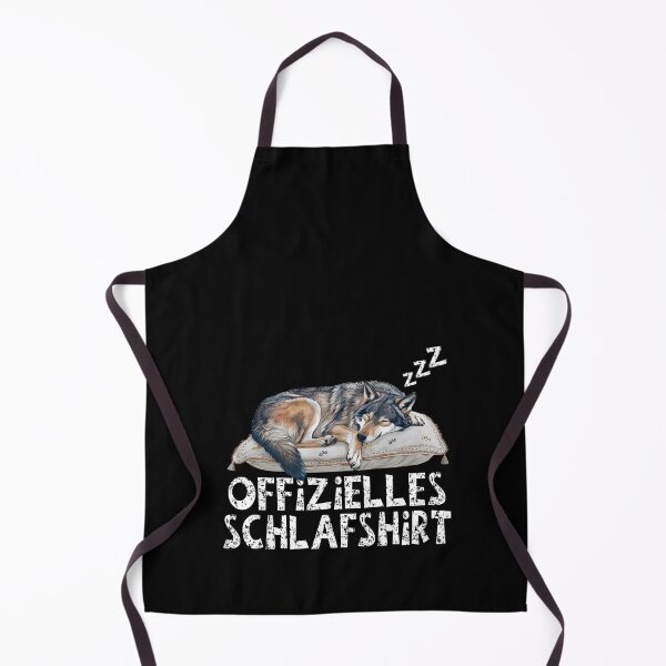 Item preview, Offizielles Schlafshirt - Niedlicher Wolf schläft designed and sold by Smix Pixels.