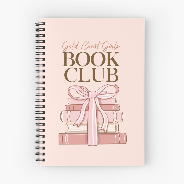 Item preview, Gold Coast Girls Book Club - Pink Book Logo  designed and sold by Kiah Rose Creative.