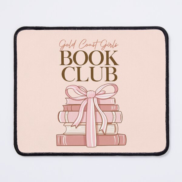 Artikelvorschau, Gold Coast Girls Book Club - Pinkes Buchlogo entworfen und verkauft von Kiah Rose Creative.