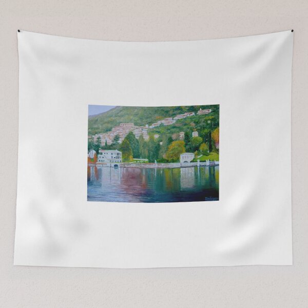 Item preview, Torno Village on Lake Como, Italy designed and sold by Dai Wynn Fine Art.