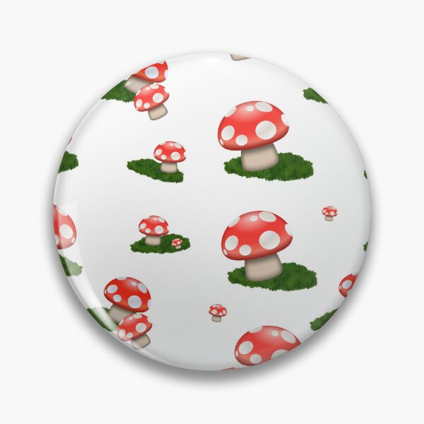 Item preview, Mushroom Emojis Pattern designed and sold by HalSyd.