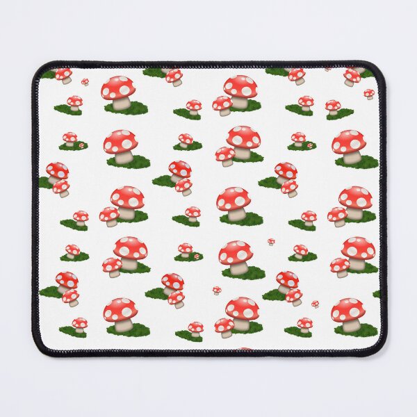 Item preview, Mushroom Emojis Pattern designed and sold by HalSyd.
