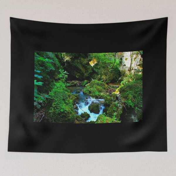 Item preview, View at the Potenza River flowing through Sentiero Li Vurgacci in Pioraco designed and sold by Kristina Drozd.