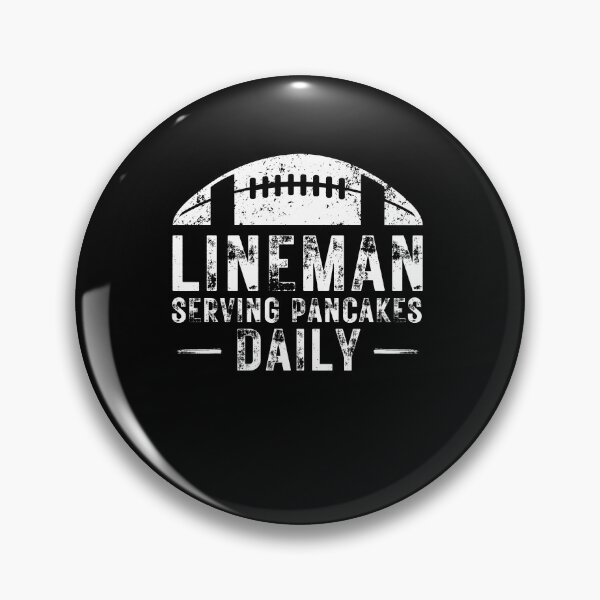 Item preview, Lineman Serving Pancakes daily Funny American Football Player designed and sold by MouDantArts.