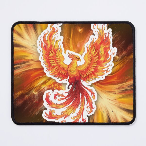 Item preview, Phoenix Ablaze in Fiery Flight designed and sold by Lelum senadeera.