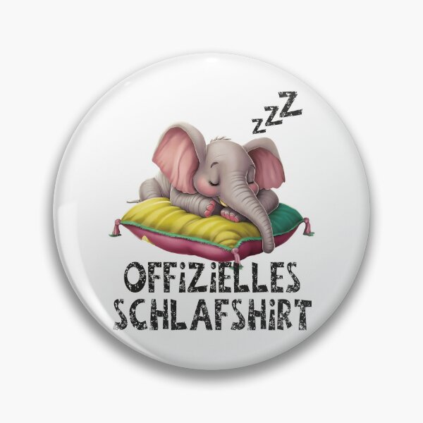 Item preview, Offizielles Schlafshirt - Niedlicher Elefant schläft designed and sold by Smix Pixels.