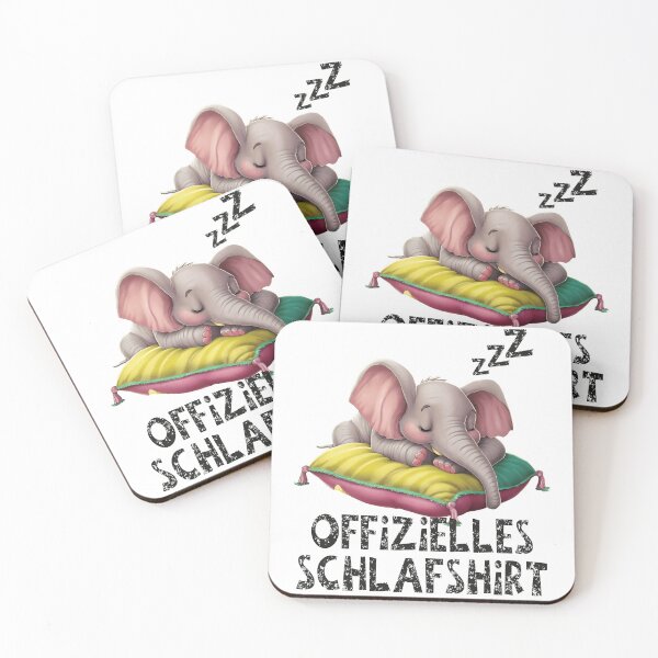 Item preview, Offizielles Schlafshirt - Niedlicher Elefant schläft designed and sold by Smix Pixels.