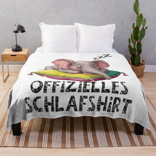Item preview, Offizielles Schlafshirt - Niedlicher Elefant schläft designed and sold by Smix Pixels.