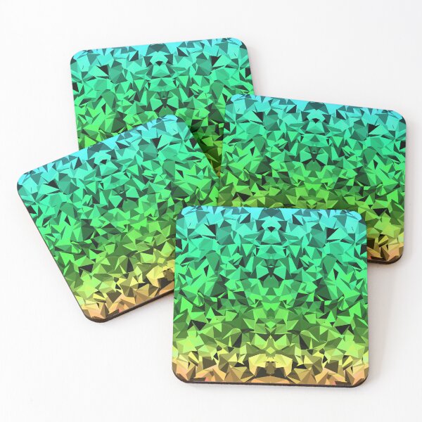 Item preview, Sunset Prism: Vibrant Geometric Triangular Gradient Pattern designed and sold by DefayDesigns.