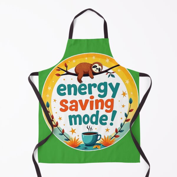 Item preview, Embrace Energy-Saving Mode with Vibrant Fun designed and sold by shrolts.
