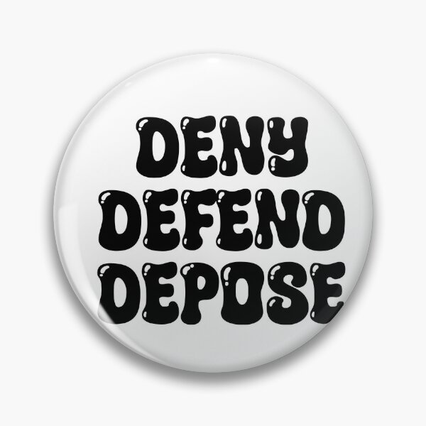 Item preview, Deny Defend Depose designed and sold by Skull Fern.