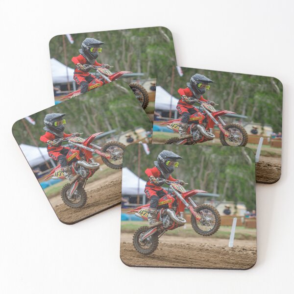 Item preview, Motocross rider landing over a jump designed and sold by RedChevy.