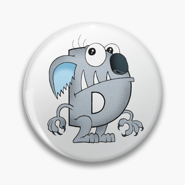 Item preview, Letter D Drop Bear designed and sold by alphatoons.