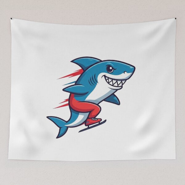 Item preview, SPEED SKATER SHARK designed and sold by likbatonboot.