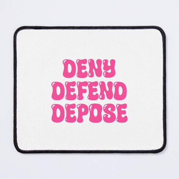 Item preview, Pink Deny Defend Depose designed and sold by Skull Fern.