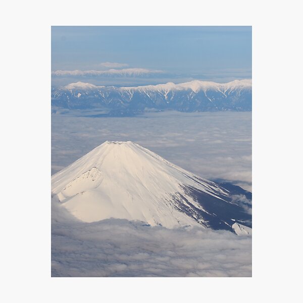 Item preview, Majestic Snow-Covered Mount Fuji Above the Clouds designed and sold by soy-yos.