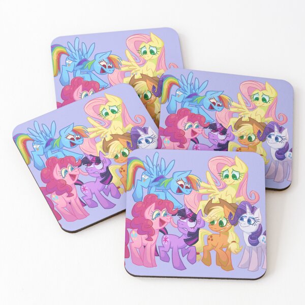 Item preview, technicolor horses designed and sold by Fuchsia-Neko.