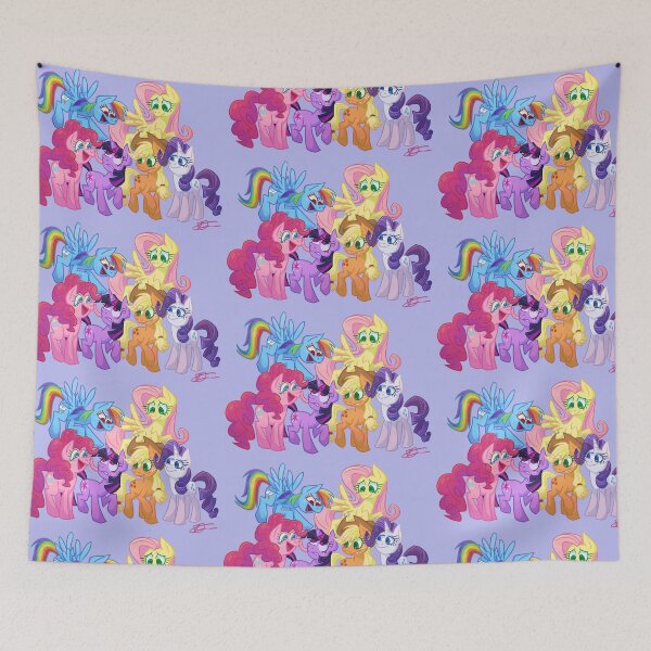 Item preview, technicolor horses designed and sold by Fuchsia-Neko.