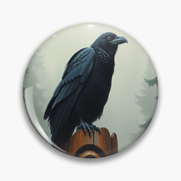 Item preview, Raven and Totem Pole designed and sold by Skye Ryan-Evans.