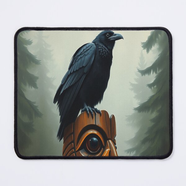 Item preview, Raven and Totem Pole designed and sold by Skye Ryan-Evans.