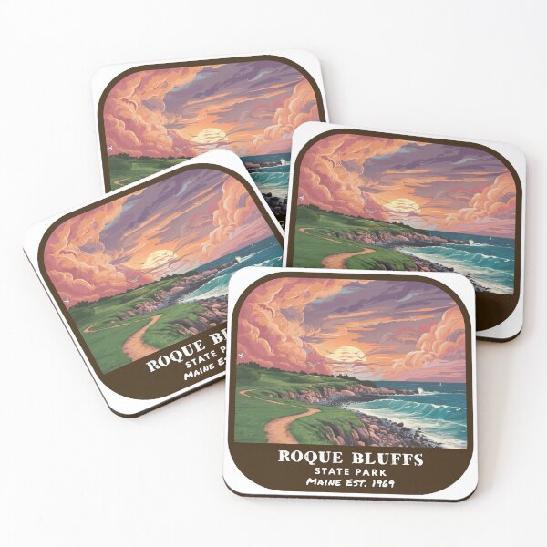 Item preview, Vintage Roque Bluffs State Park (Maine State Park) designed and sold by RabbitK.