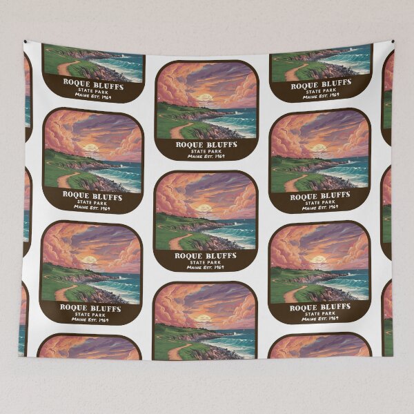 Item preview, Vintage Roque Bluffs State Park (Maine State Park) designed and sold by RabbitK.