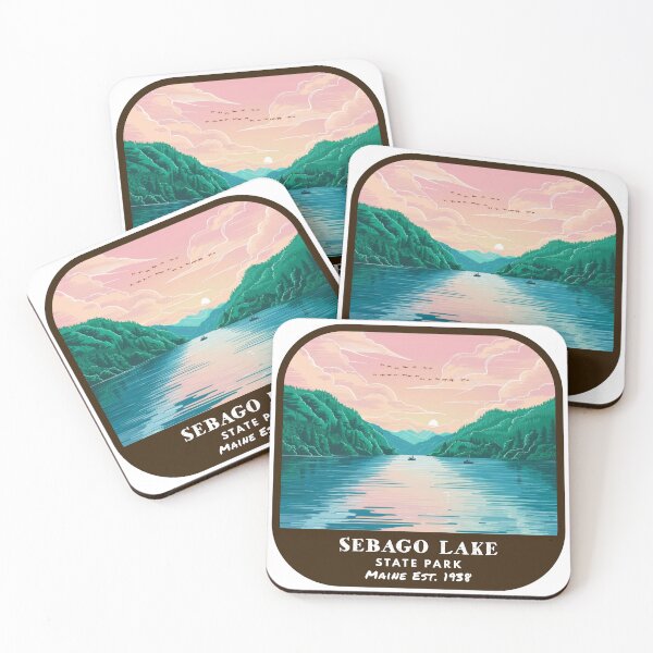 Item preview, Vintage Sebago Lake State Park (Maine State Park) designed and sold by RabbitK.
