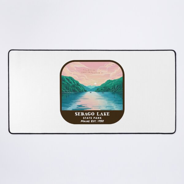Item preview, Vintage Sebago Lake State Park (Maine State Park) designed and sold by RabbitK.