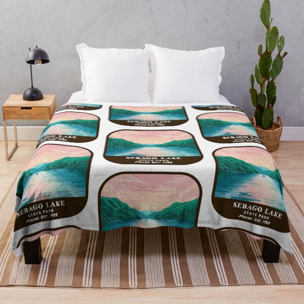 Item preview, Vintage Sebago Lake State Park (Maine State Park) designed and sold by RabbitK.