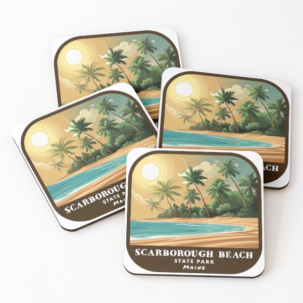 Item preview, Vintage Scarborough Beach State Park (Maine State Park) designed and sold by RabbitK.
