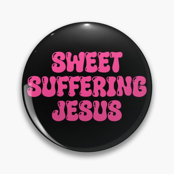 Item preview, Sweet Suffering Jesus Pink designed and sold by Skull Fern.