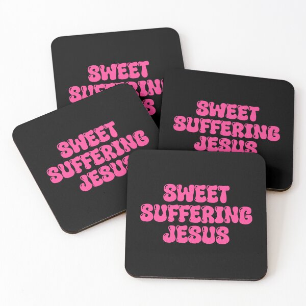 Item preview, Sweet Suffering Jesus Pink designed and sold by Skull Fern.