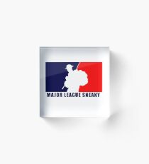 Little Top presents "Major League Sneaky" LRRP, LRSC, LRSD Sticker Acrylic Block