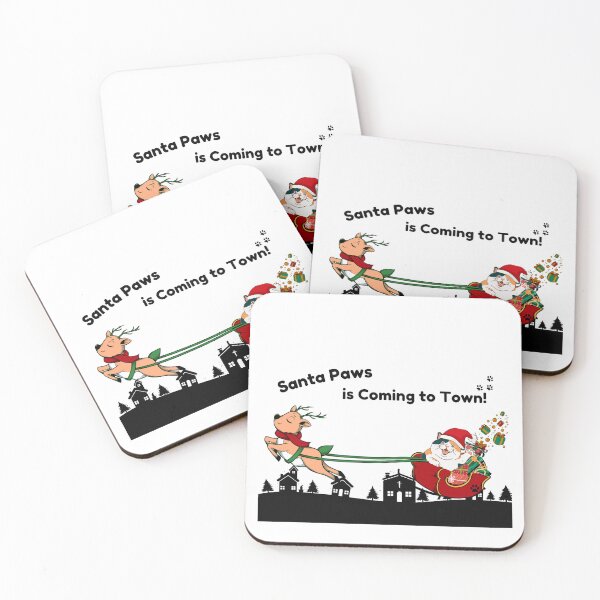 Item preview, Santa Paws is Coming to Town!  designed and sold by Vinsara Store.
