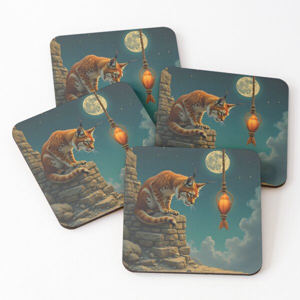 Item preview, Lynx and Trouble designed and sold by HabitableMoons.