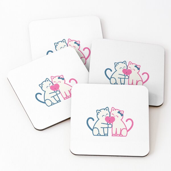 Item preview, Cats in Love Illustration designed and sold by RubyCollection.