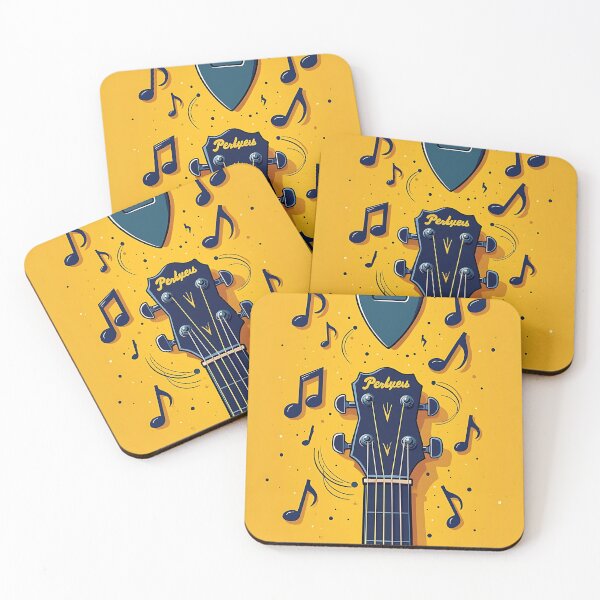 Item preview, Violin Strings Melody Black on Yellow Art designed and sold by RadDeck.