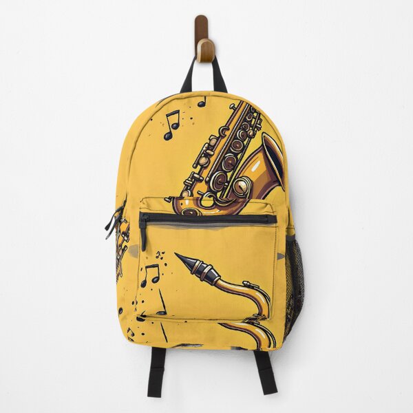 Item preview, Jazz Saxophone Tunes Yellow and Black Harmony designed and sold by RadDeck.