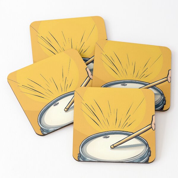 Item preview, Drumstick Motion Black on Yellow Rhythm designed and sold by RadDeck.
