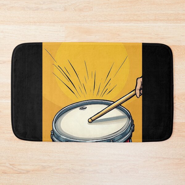 Item preview, Drumstick Motion Black on Yellow Rhythm designed and sold by RadDeck.
