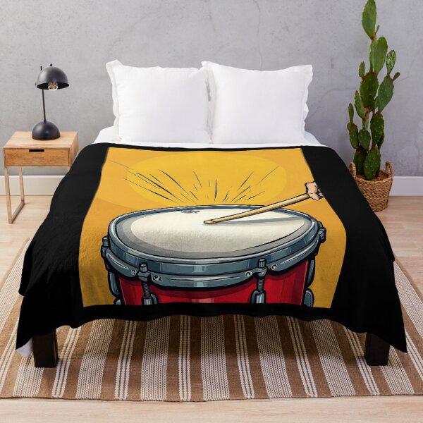 Item preview, Drumstick Motion Black on Yellow Rhythm designed and sold by RadDeck.